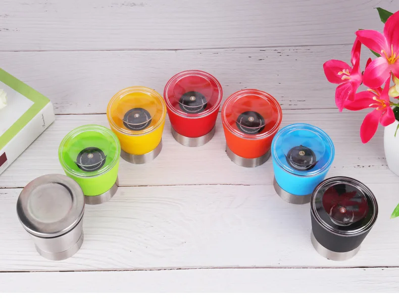 Brand New Wholesale Manual Packaging Glass Bottle Salt Pepper Grinder