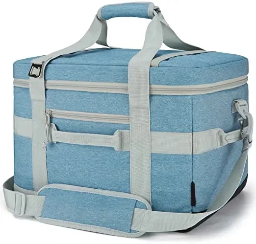TINYATCustom Beach Work Camping BBQ Trip Shopping Leak Proof Collapsible Lunch Soft Cool Bag Unisex Picnic Insulated Cooler Bags