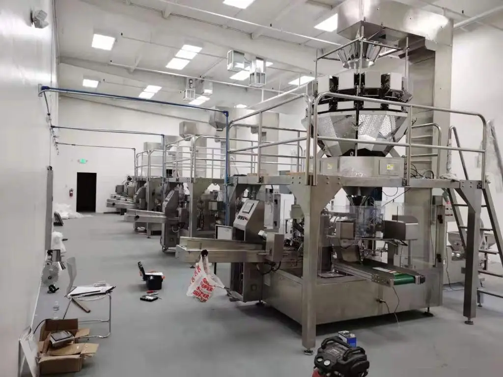 Linpack pouch vegetable kimchi pickle fill seal packing machine