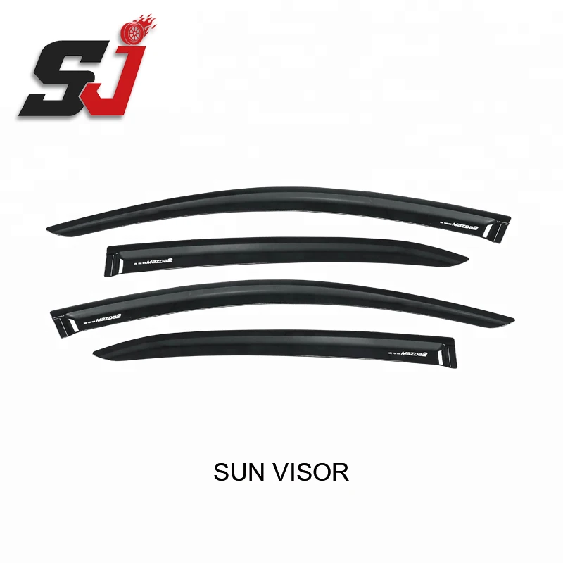 Injection Side Window Deflectors car window wind visor for mazda2