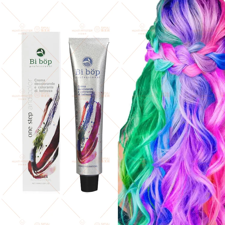 Huati Sifuli bibop частная марка магия Органическая без аммиака Перманентная травяная краска для волос крем домашний косметический уход