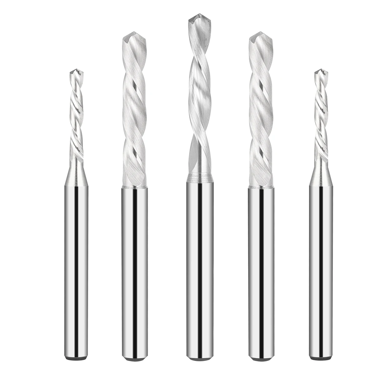 Alloy Twist Left Drill Bits with  Fixed Shank Carbide Tungsten Steel for Metal Drilling