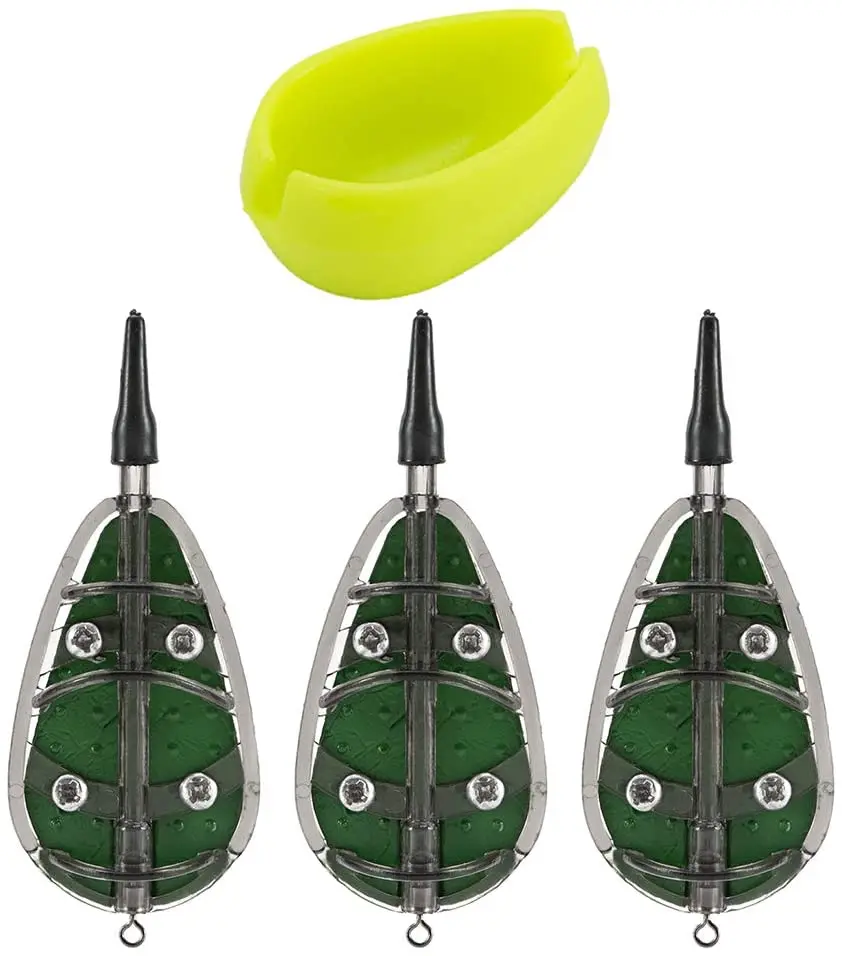 Premium BSCI factory 20g 25g 30g 40g 50g 60g Carp fishing tackle accessory inline flat method feeder