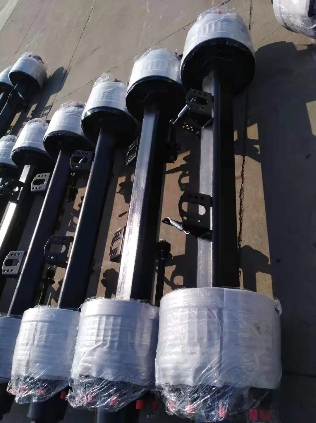  Online customization Stainless Steel BPW axle trailer heavy truck rear
