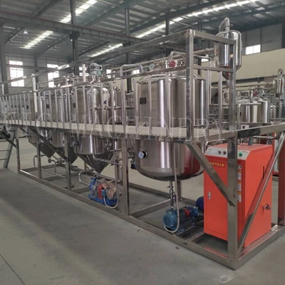 3TPD Edible oil complete production line sunflower oil refining machine coconut oil refinery machine