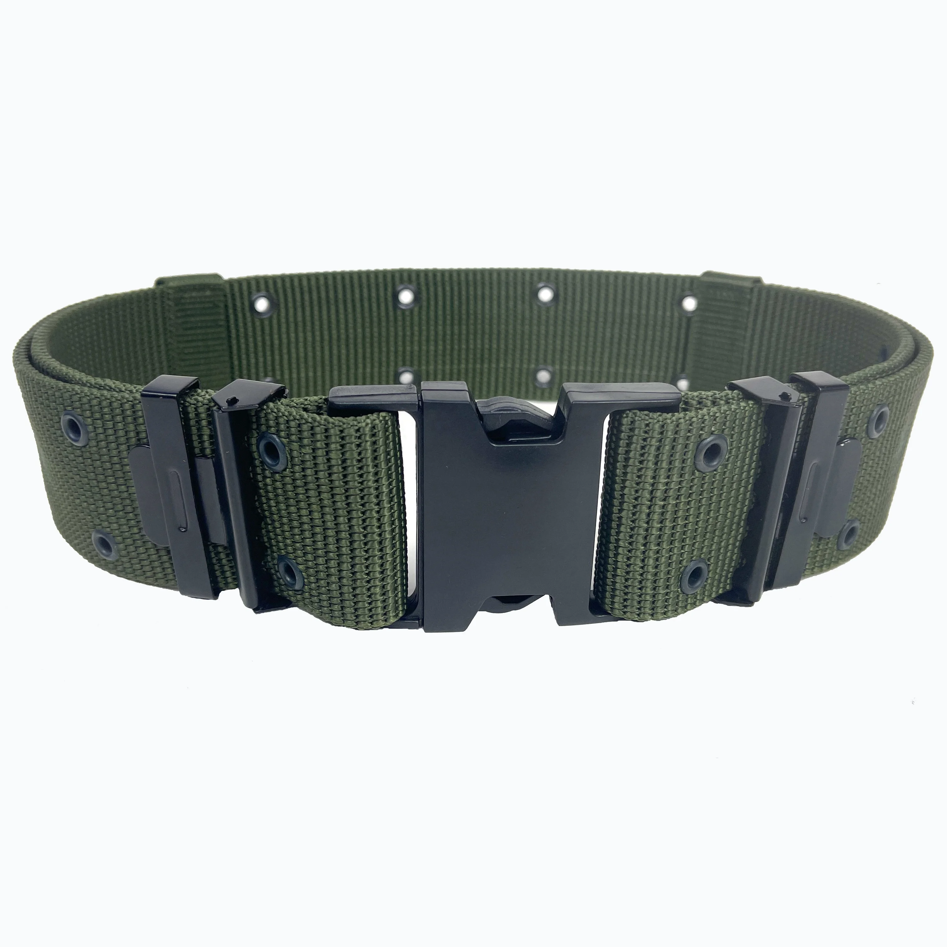 5.6CM Olive Army Green Nylon Tactical Polypropylene Firm Dress Polyester Heavy Duty Tan Training Belt