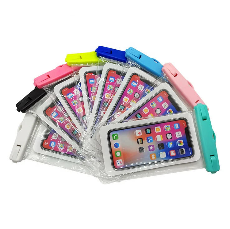 hot TPU phone waterproof case IPX8 Diving waterproof phone bag Touch screen waterproof phone bag