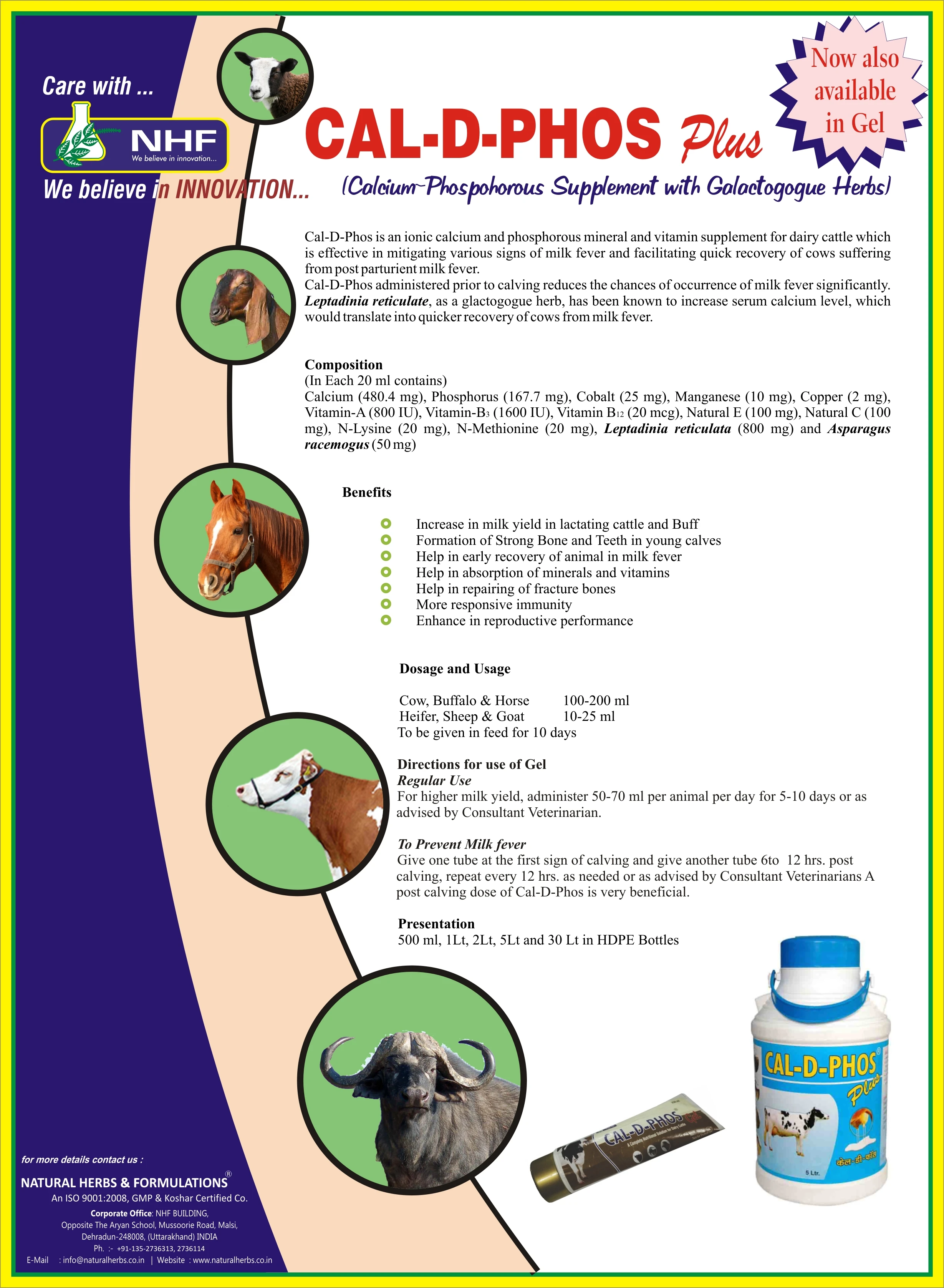 Galactagogue to stimulate mammary gland for enhancing milk production in livestock and cattle