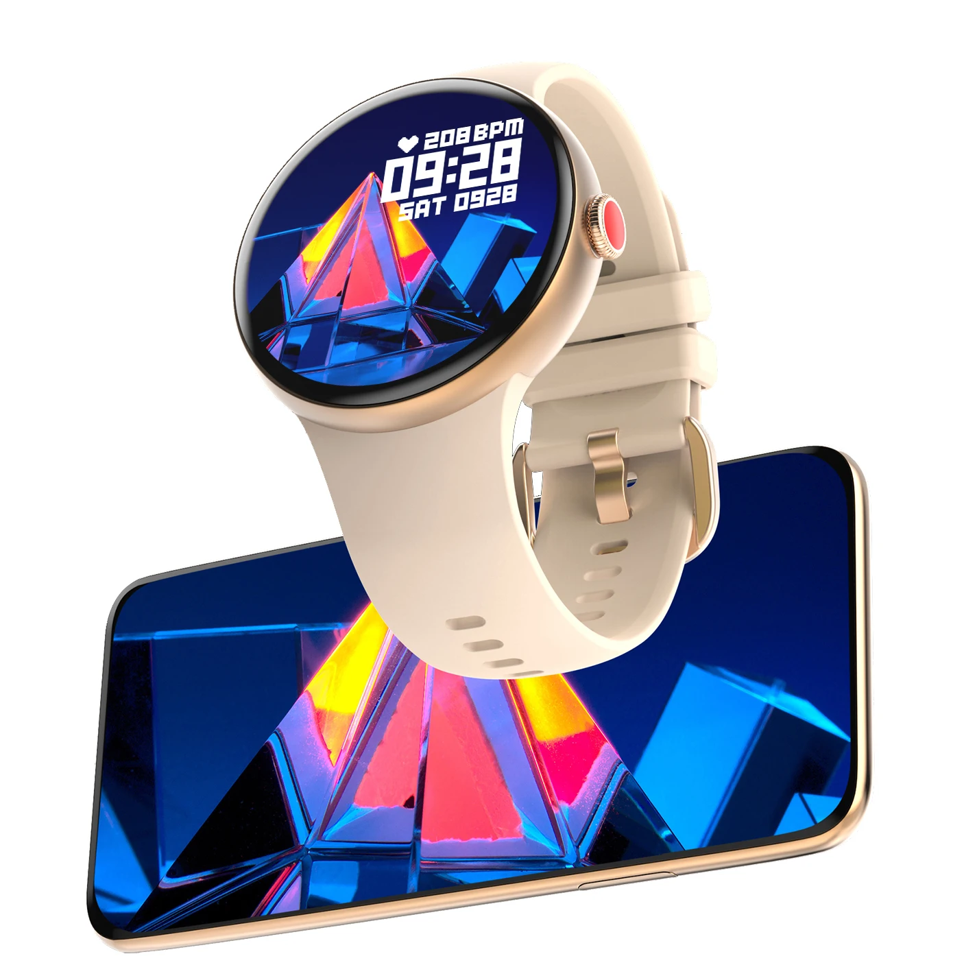 Mini 1.2 inch AMOLED Series Watch Multiple Sports Smartwatch Wristband Reloj Inteligente Android BT Call Smart Watch 2022