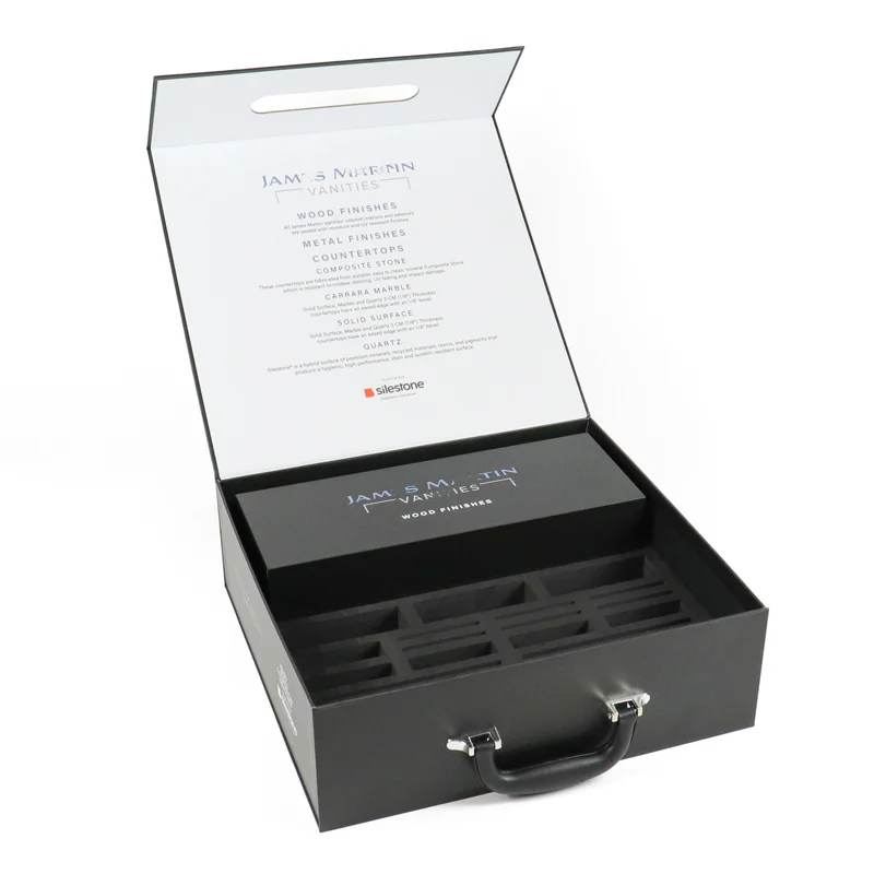 premium design customized suitcase gift box jewelry cosmetic cardboard reusable packaging boxes mini suit case box with handle