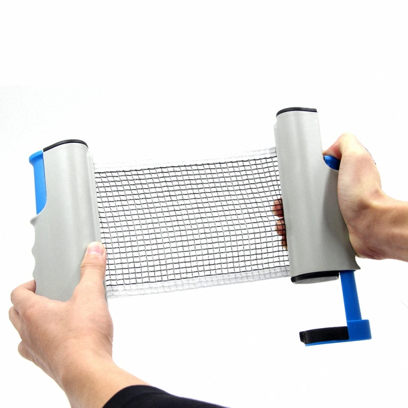 Portable Table Tennis Set With Retractable Pingpong Net Paddle For Indoor Sports