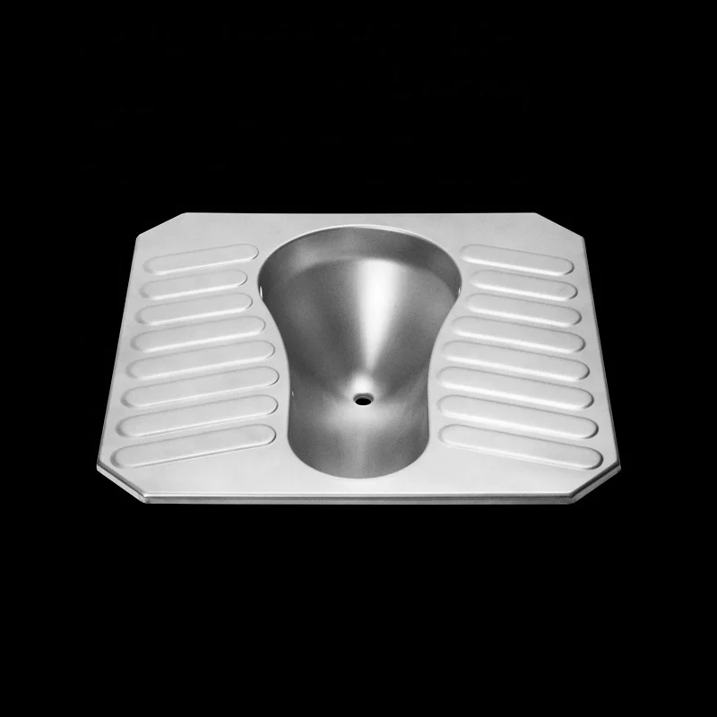 Kuge 304 Stainless Steel Squatting Pan Stainless Steel Vacuum Toilet For Railway