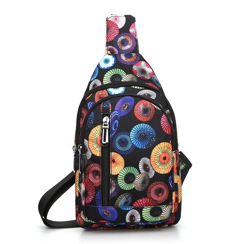 FSY New Fashion Women Chest Bag Outdoor Large Capacity Tablet Computer Single Shoulder bag Casual Oxford Cloth Messenger Bags