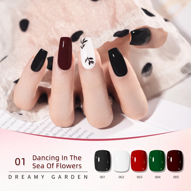 Kudan Hot Selling Uv Nail Polish 40-Color Private Label UV Gel Nail Art Polish Non-Toxic Water Based Peel-off Nail Polish