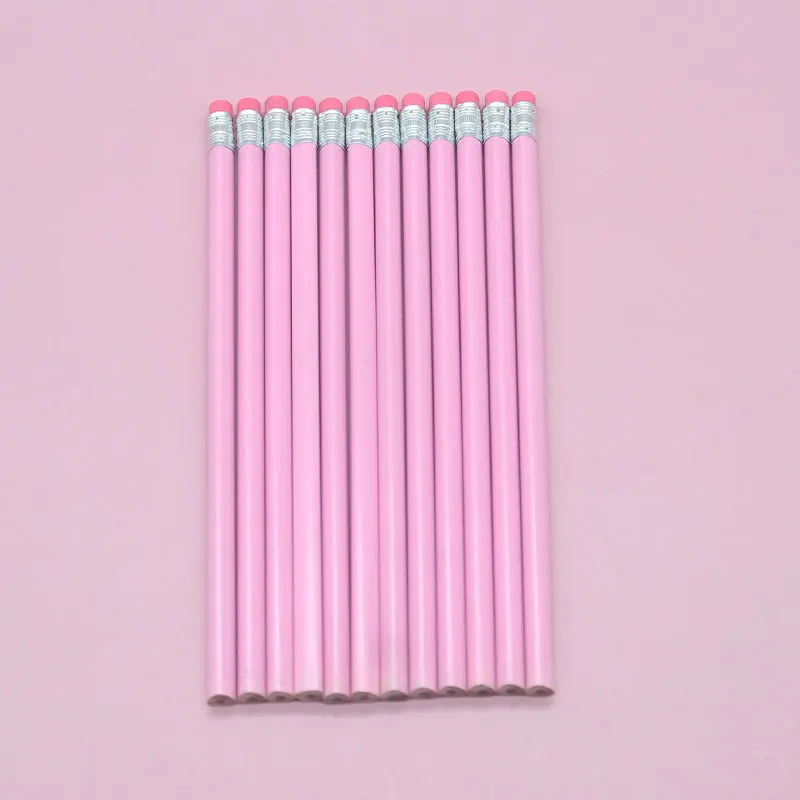 school supplies 2b lead free pencil topper eraser set for kids