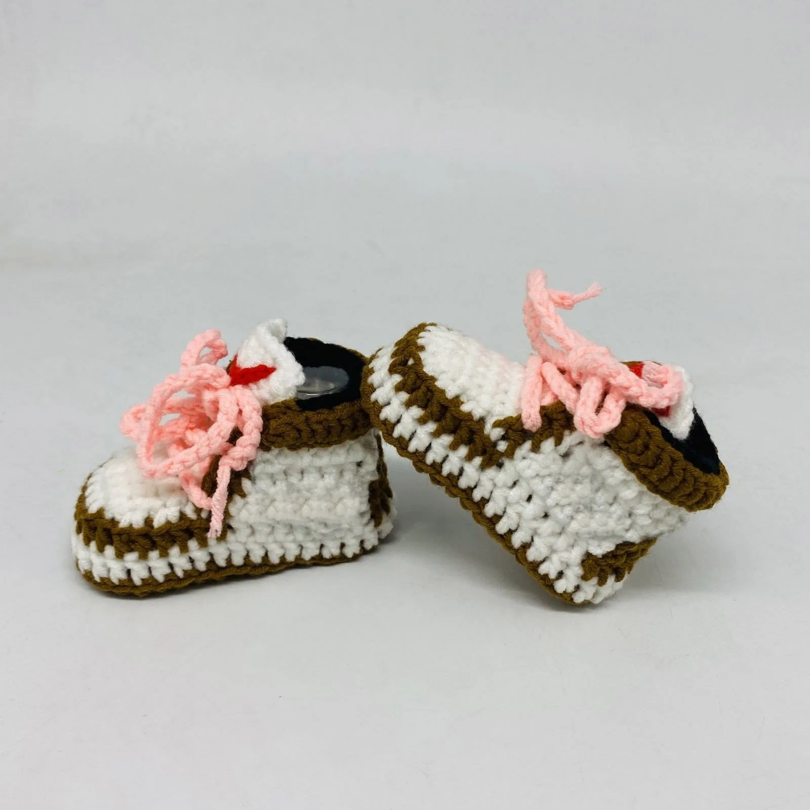 Soft Crochet Baby Booties Pattern Sneakers Sports
