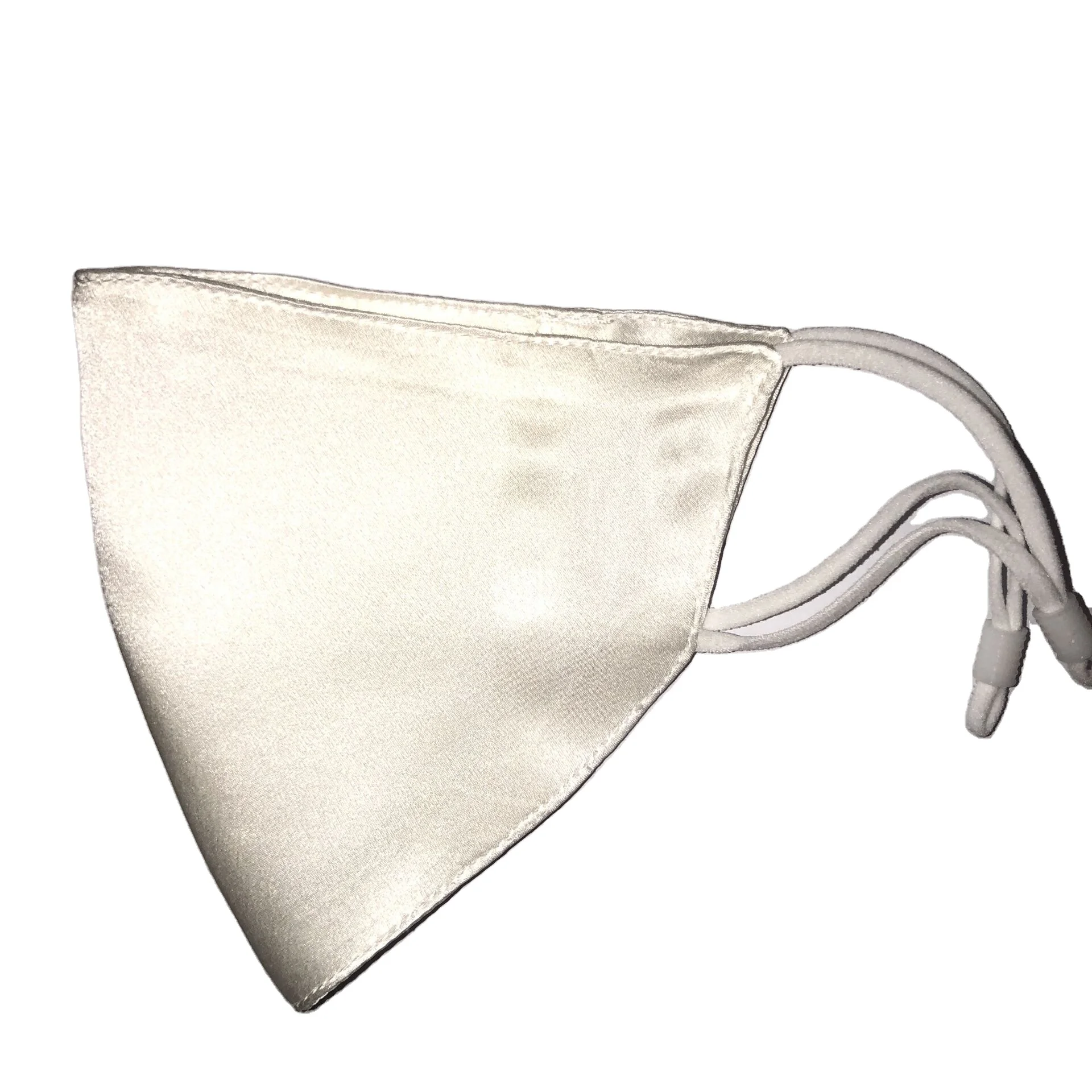 Reusable fashion 3 layer pure mulberry silk Jili Silk Face Mask in box