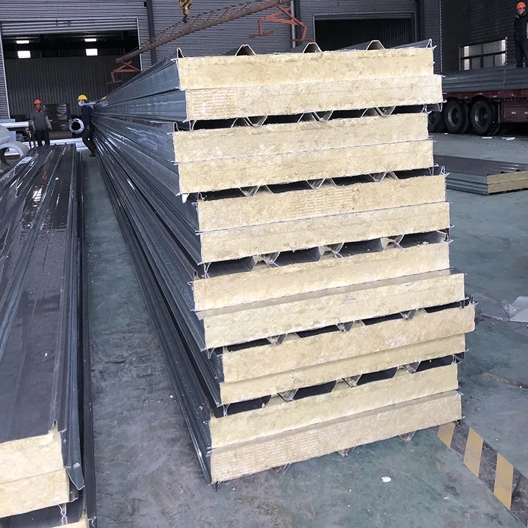 DXH manufacturer container house 20 30 40 50 mm color steel corrugated sandwich panels roof wall sandwich board for kuwait