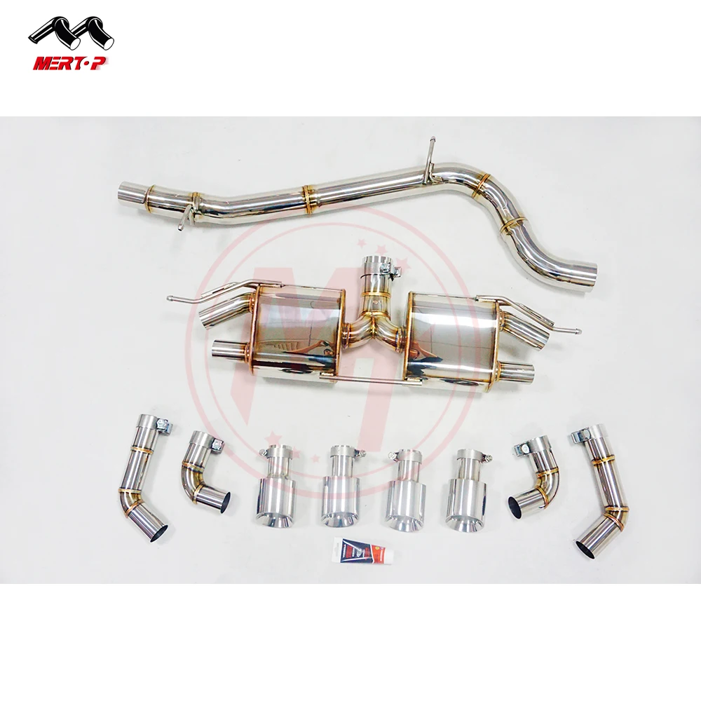  Mertop Racing SS 304 Catback of Golf MK7 R 7.5R 2.0TSI MQB EA888 2014