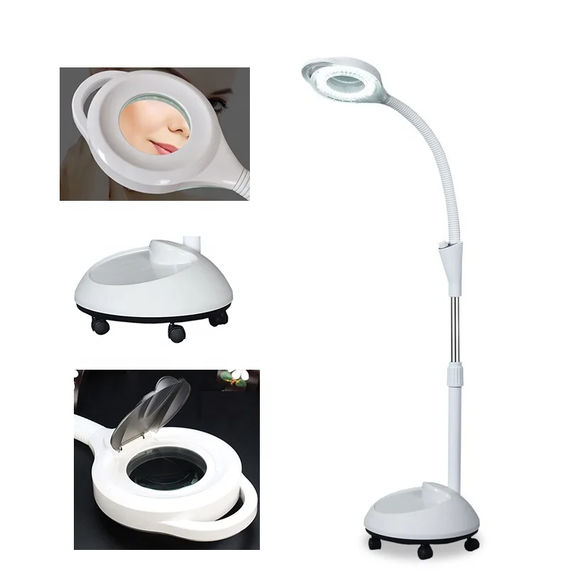 
 Фабричная напольная светодиодная увеличительная лампа Saon  