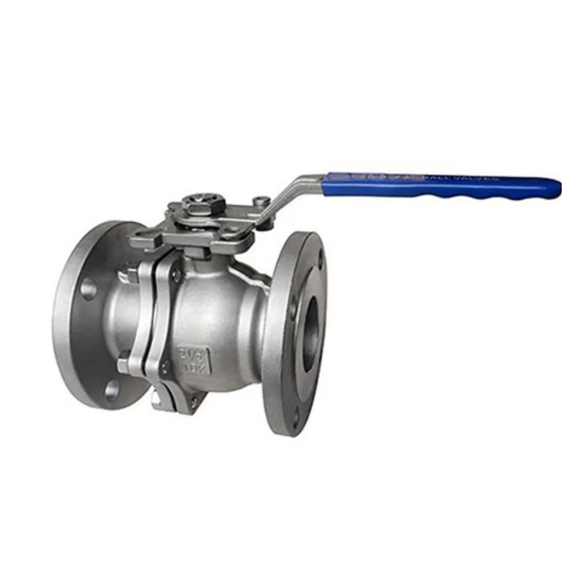 Manual stainless steel flange 316l ball valve
