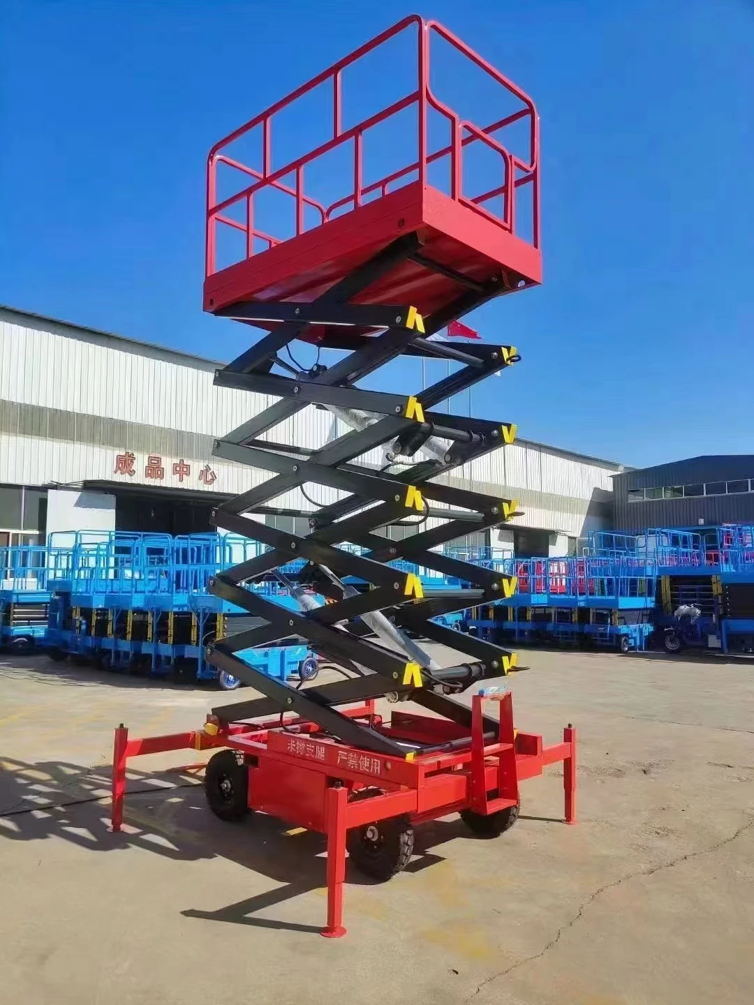 4m 6m 8m 10m CE Certificate Full Electric Scissor Lift Manual Lightweight Hydraulic Mobile Electric Scissor Lift