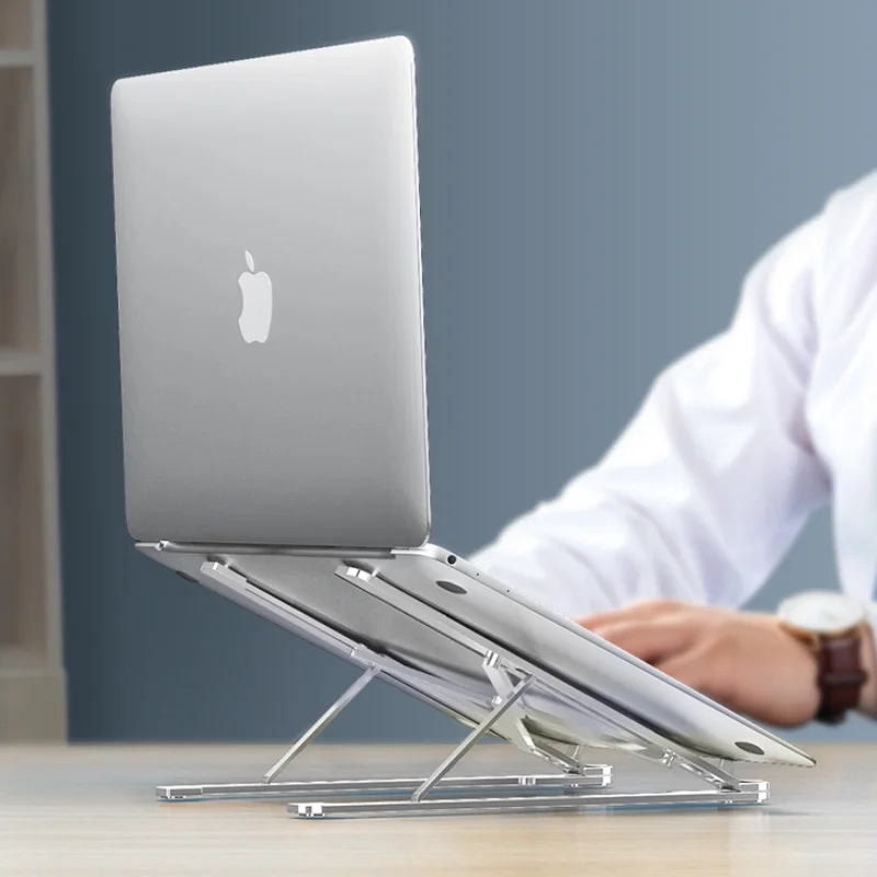 8-angle adjustable desktop portable tablet computer stand holder aluminum laptop table stand for office desk