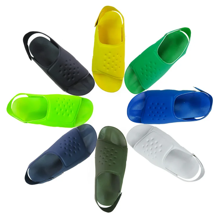 Transparent Color Sandal Jelly Fruit Sandals Colored Hot Fashion Sepatu Pria Man Israel Wood Stick