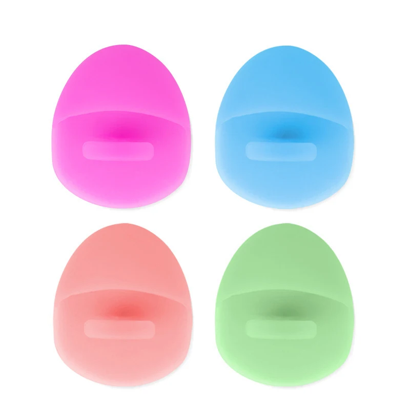 Private label  Silicone Face Cleanser and Massager Brush Manual Facial Cleansing Brush Handheld Mat Scrubber for all Skin