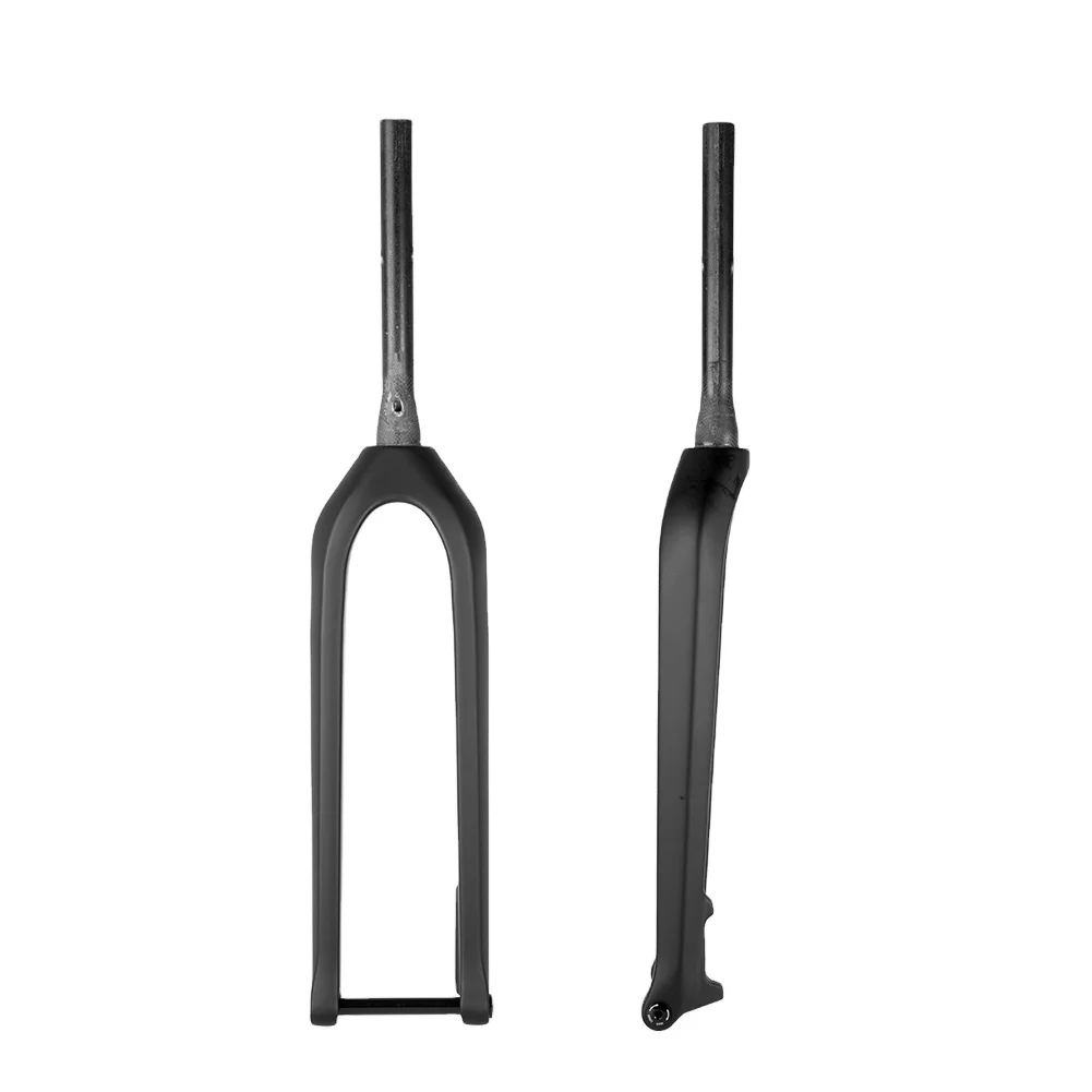 Spcycle 29er Carbon MTB Fork Full Hidden Cables 15x110mm Boost Disc Brake Tapered Mountain Bike Carbon Rigid Fork