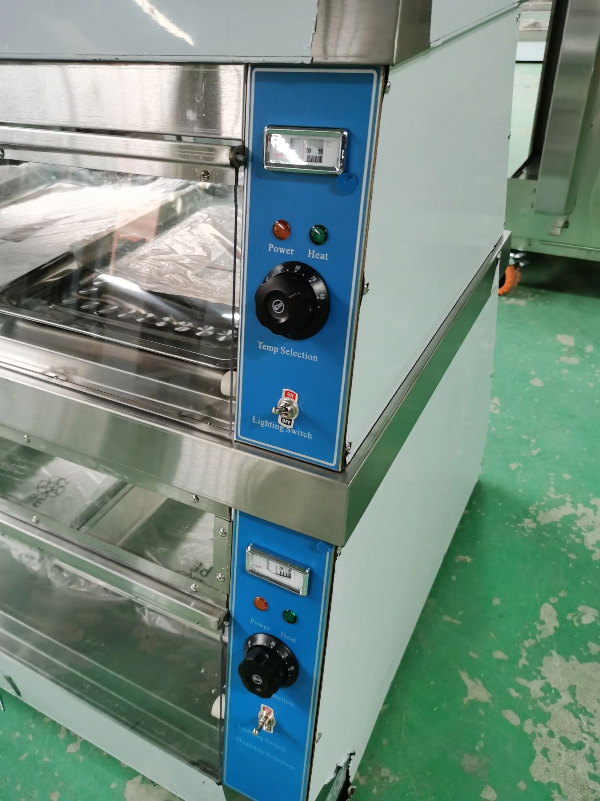 Stainless Steel Food Warmers Electric Food Display Showcase For Dry Heating Display Food