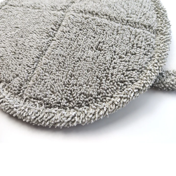 21.5cm Microfiber Round Mop Pad for Cleaning Equipment, Circle Mop Pad Cloth