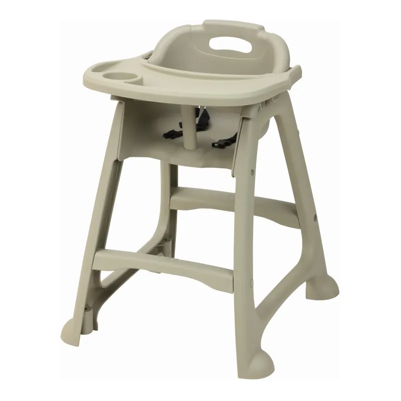 Cafeteria Restaurant Plastic Steady Children Baby Chair Dining High Chair for Kids