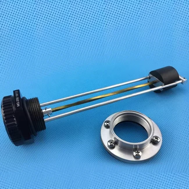 RV silent generator set bottom tank mechanical fuel gauge, metal aluminum alloy oil float oil gauge