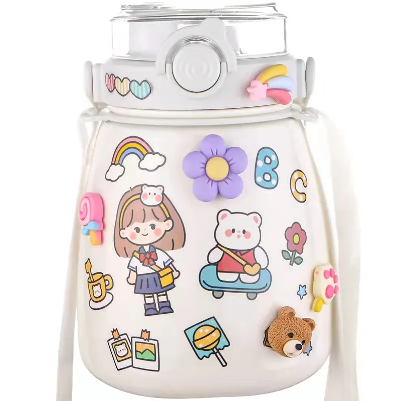 Large capacity Portable Stainless Steel Vacuum Insulated Water Bottle Thermal Flask Cup With Customized Logo tea thermos bottle