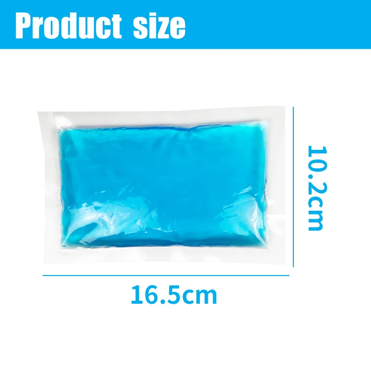World-Bio 5 pcs\set of non-toxic durable lasting cold gel ice pack for sport injuries pain or fever reduce instant cold pack