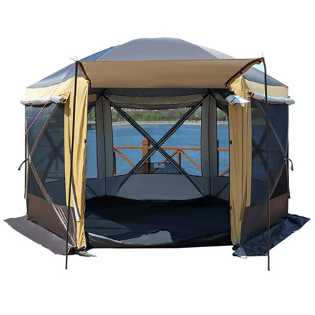 Лидер продаж, автоматическая ветрозащитная палатка для улицы, непромокаемая Пляжная палатка для кемпинга, Юрта, большая палатка для оптовой продажи