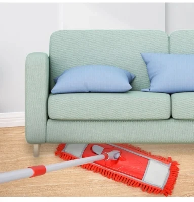 Telescopic Rod Household Lazy Mop Iron Flat Mop Cleaning Floor Mop Wholesale