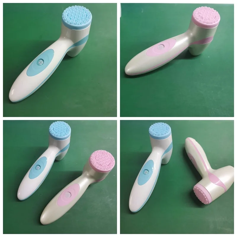 Силиконовый роликовый массажер для ухода за лицом водонепроницаемая Очищающая щетка лица электрическая силиконовая мини-щетка очистки