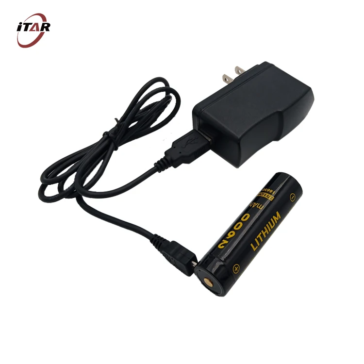 lithium battery rechargeable ICR 18650 3.7V 3200mAh 3400mAh 3500mAh 3800mAh USB charging battery cell