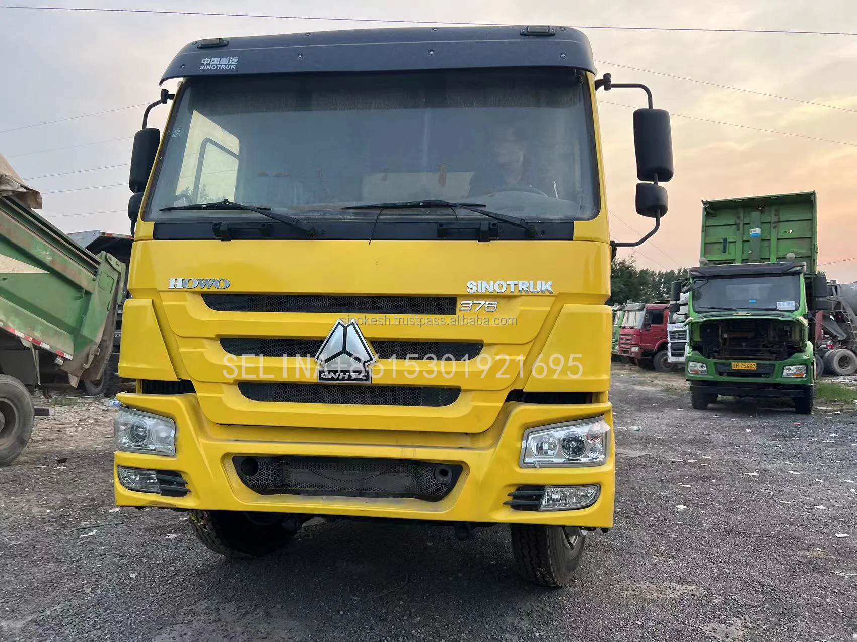 Sinotruk Howo низкая цена 20-30 тонн 6x4 2018 2017 371 375hp б/у самосвал