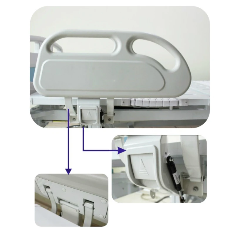 Icu electric hospital bed with cpr function hospital cardiac bed