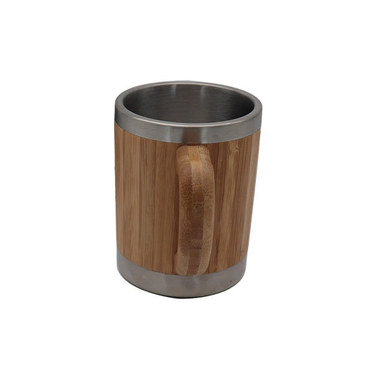 Wholesale Reusable Eco Friendly Bamboo Coffee Travel Mug Cup with Lid Custom Logo Printed Ecofriendly Feature Travel Coffee Mug