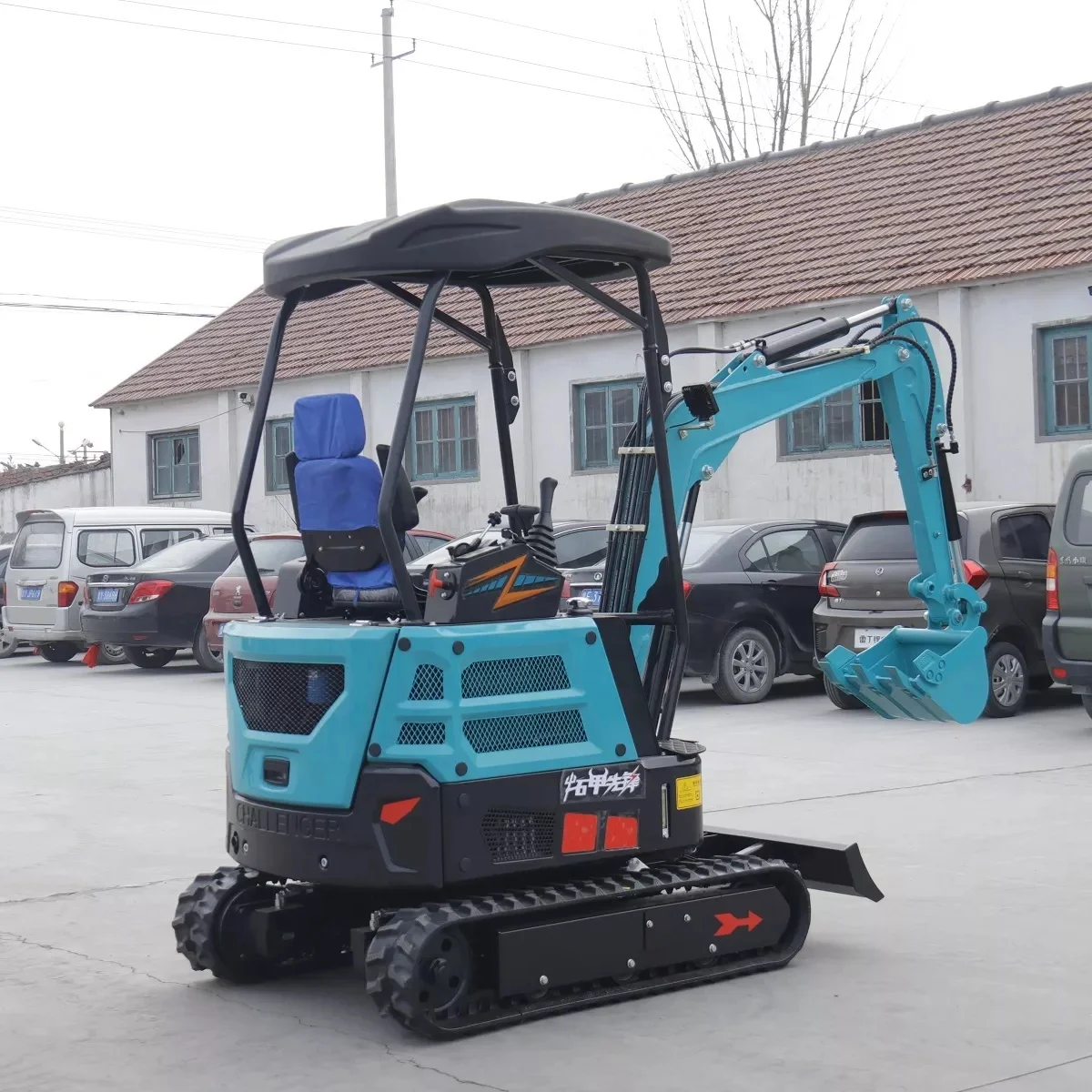 Hot-selling Chinese minibagger 1.7t 1.8t excavator hydraulic crawler earth moving machine