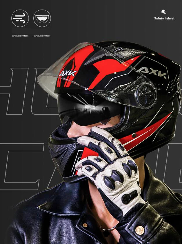 3C certification motorcycle helmet full face double lens downhill ATV Dirtbike motocross helmet