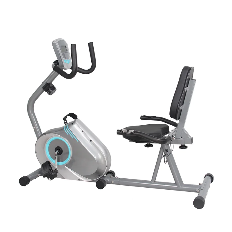 Customized Cardio Health Care Machine Fitness Recumbent Magnetic Bike with 3kgs Wheel