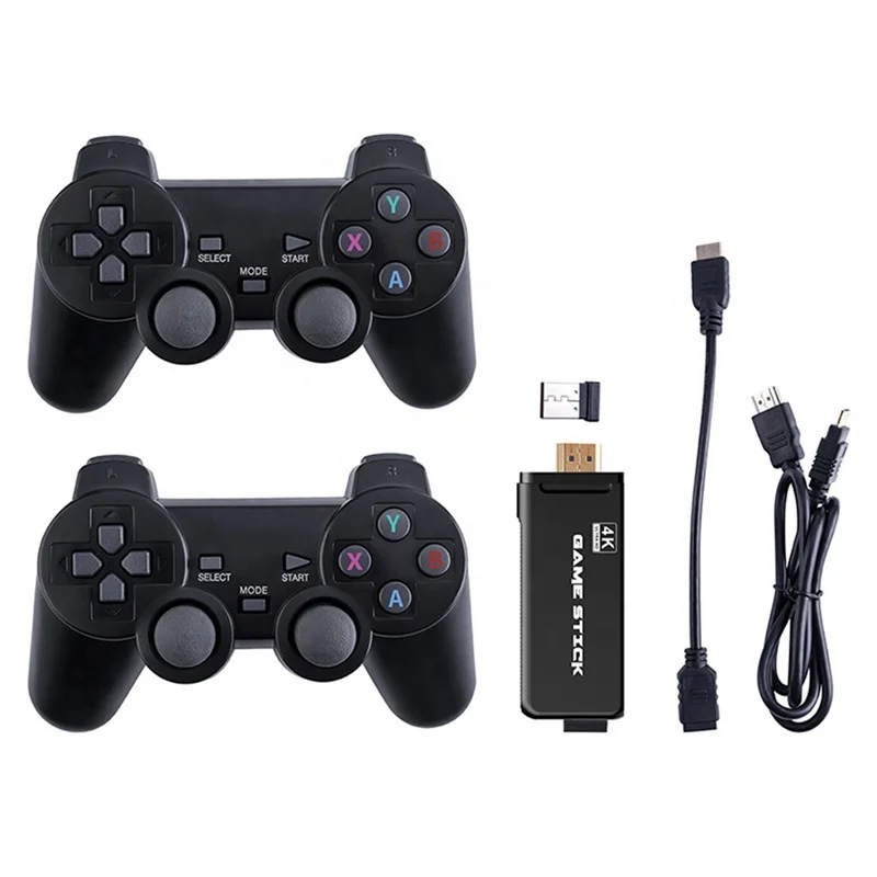  4K HD видео игровая консоль двойной геймпад для PS4/GBA классические ретро ТВ с разрешением HDMI стикер метаний в