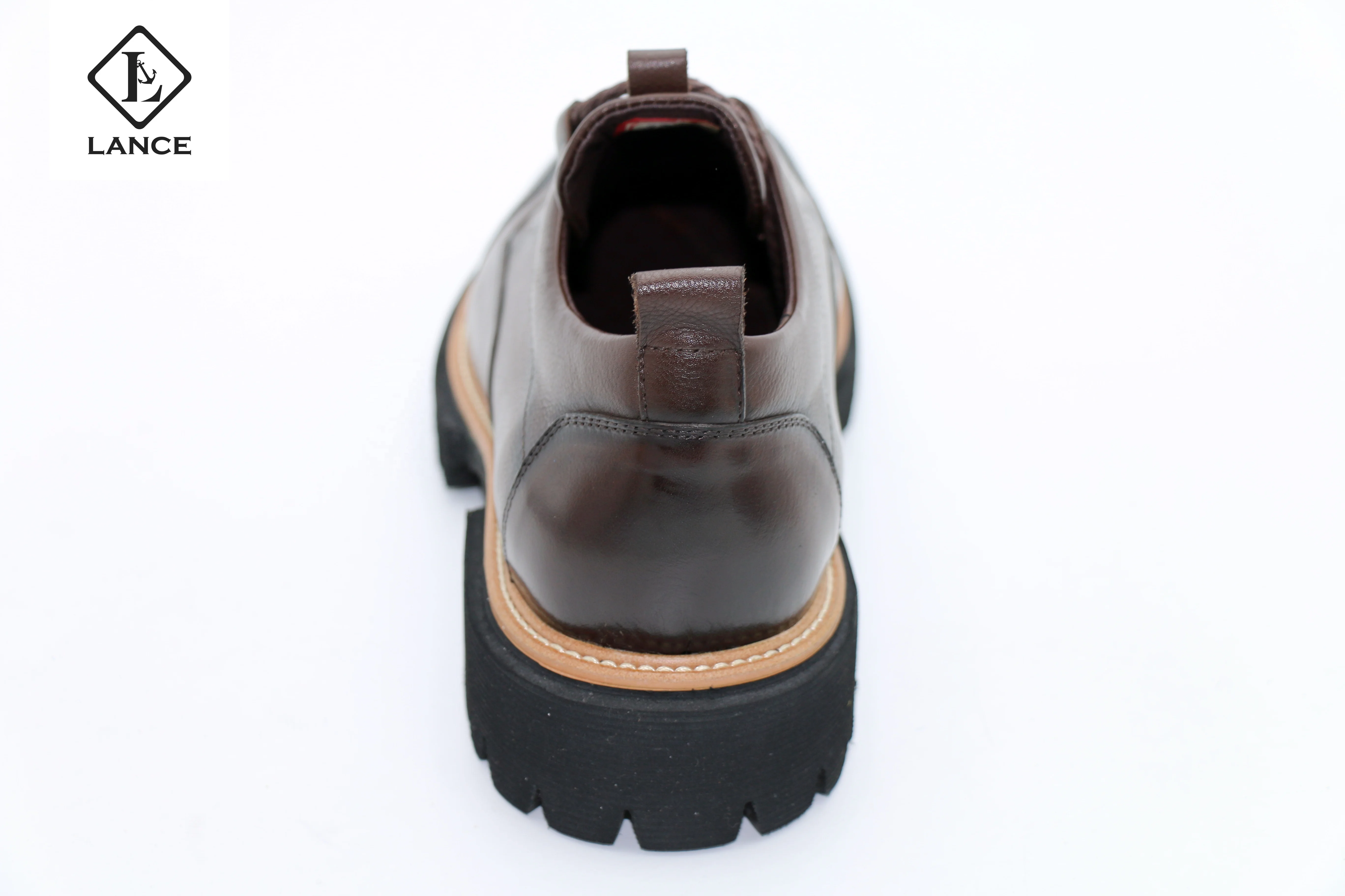 LANCI mens chaussure enfants leather exotic designer classic men italian wedding casual Platform dress shoes for men