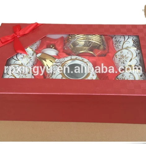 tea cup and saucer wholesale, gold plate supplier, porcelain tea set