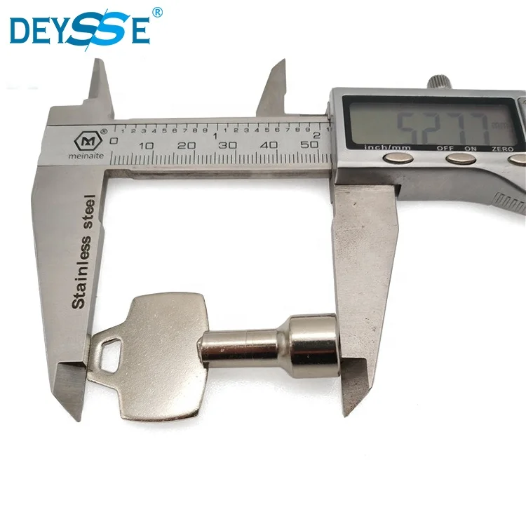 OEM factory elevator triangle lock unlocking device door key magnetic triangle lock key